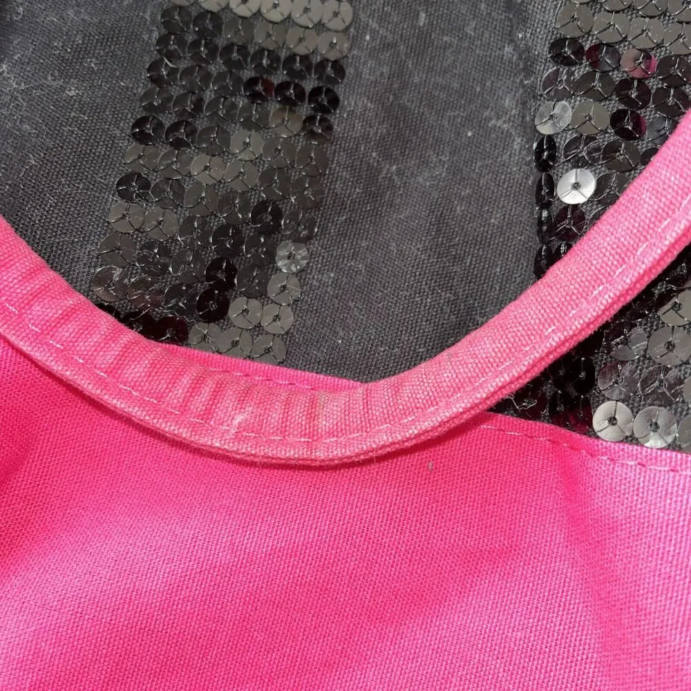 Victoria's Secret Sequin Stripe Weekender Large Duffel Bag - Discontinued